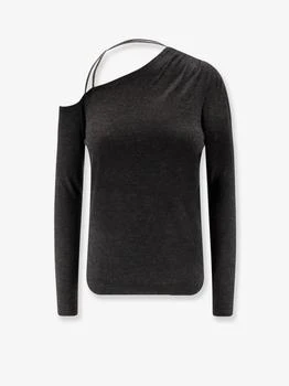 Brunello Cucinelli | Cashmere and silk blend sweater with Monili detail