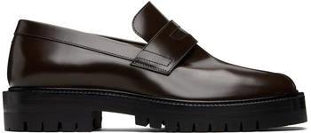 MAISON MARGIELA | Brown Tabi County Loafers