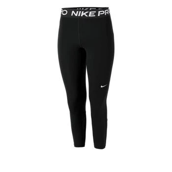 Nike Pro Mid-Rise Crop Mesh Panel Leggings - Women's