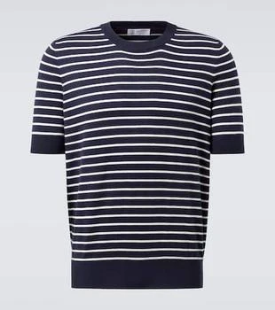 Brunello Cucinelli | Striped cotton jersey T-shirt