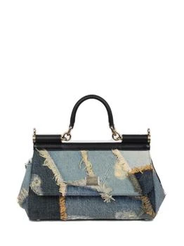 Dolce & Gabbana | Dolce & Gabbana Medium Patchwork Denim Sicily Handbag