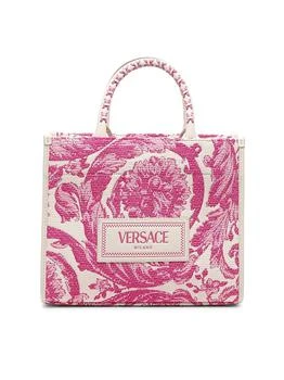 Versace | Athena Barocco Raffia Tote Bag