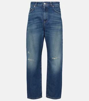 Dolce
Gabbana | Distressed straight jeans