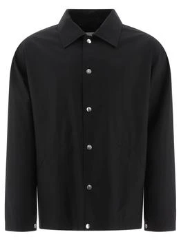 Jil Sander | Jil Sander Logo Printed Button-Up Jacket