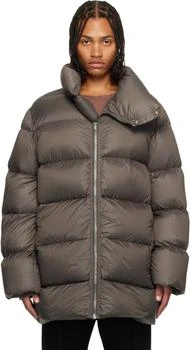 Rick Owens | Gray Concordians Turtle Down Coat