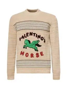 Valentino | Valentino Stripe Detailed Crewneck Jumper