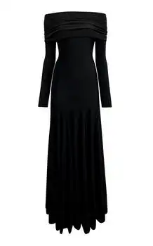 Khaite | Khaite Genesis Draped Maxi Dress - Moda Operandi