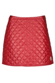 Moncler | Moncler Logo Patch Quilted Mini Skirt