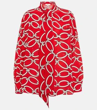 Valentino | Chain 1967 silk blouse