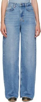 Blue Baggy Strider Horizon Jeans