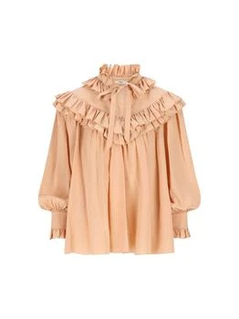 Chloé | Chloé Tied-Neck Ruffled Blouse