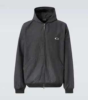 Balenciaga | Trompe l-œil denim hoodie