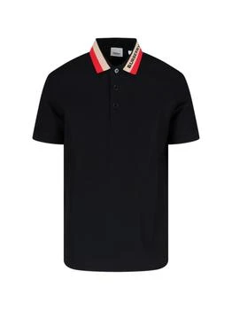 Burberry | Burberry Logo Intarsia-Knit Short Sleeved Polo Shirt