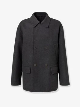 Fendi | Double-breasted wool felt peacoat