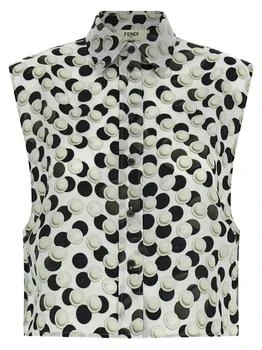 Fendi | Fendi Polka Dot Sleeveless Top