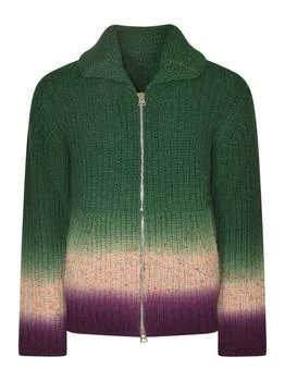 Sacai | Sacai Garment Dye Knit Cardigan