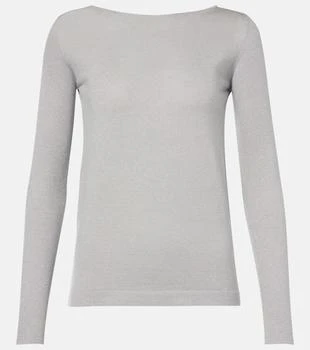 Brunello Cucinelli | Sparkling cashmere and silk-blend sweater