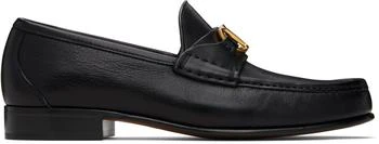 Valentino | Black Vlogo Signature Buffalo Loafers