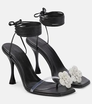 Magda Butrym | Embellished leather and PVC sandals