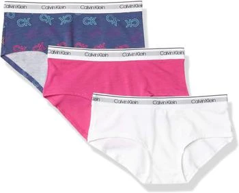 Calvin Klein Calvin Klein Kids Girls' Modern Cotton Hipster Underwear 3-Pack