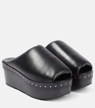 Rick Owens | Padded leather platform sandals
