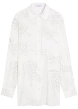Stella McCartney | Wild Cat silk shirt