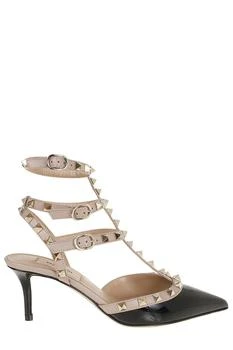 Valentino | Valentino Garavani Rockstud Pointed Toe Caged Pumps