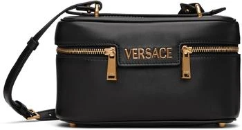 Versace | Black 'Versace' Tag Vanity Bag
