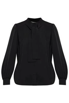 Max Mara | Max Mara Melania Tie Detailed Button-Up Shirt