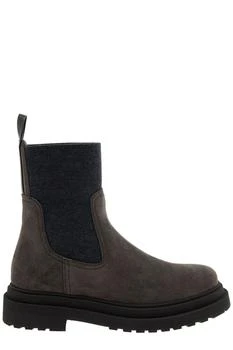 Brunello Cucinelli | Brunello Cucinelli Round Toe Chelsea Boots