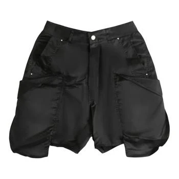 Rick Owens | Rick Owens Asymmetrical Hem Satin Shorts