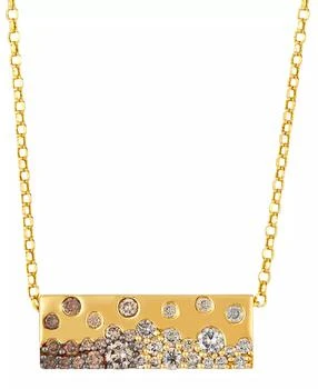 Le Vian | Chocolate Ombré Diamond (.76 ct. t.w.) Pendant Necklace in 14k Honey Gold