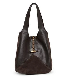Balloon Small Suede Hobo Bag