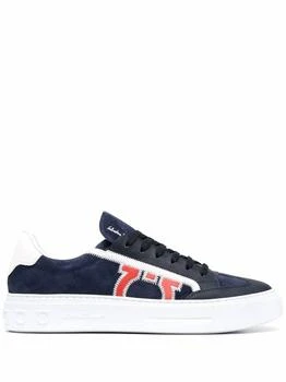 Salvatore Ferragamo | Men's Borg 5 Low-Top Shoes In Blue