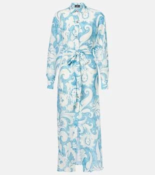 ETRO | Paisley cotton and silk shirt dress