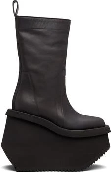 Rick Owens | Gray Concordians Factory Boots