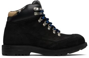 Burberry | Black Suede Moor Hiking Boots