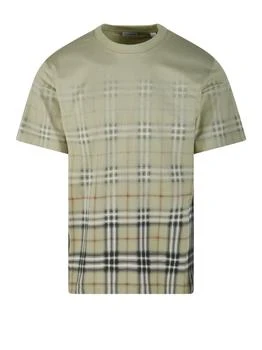 Burberry | Burberry Gradient Check Crewneck T-Shirt
