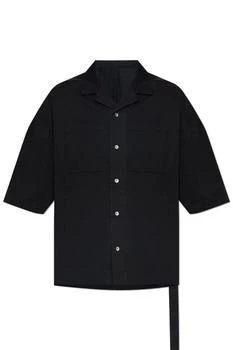 Rick Owens | Rick Owens DRKSHDW Tie Detailed Short-Sleeved Shirt