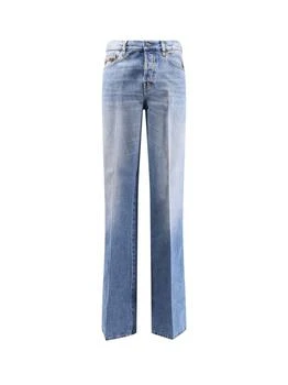 Gucci | Gucci Flared Bleached Denim Jeans