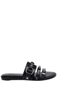 Balenciaga | Balenciaga Stud Detailed Slip-On Sandals