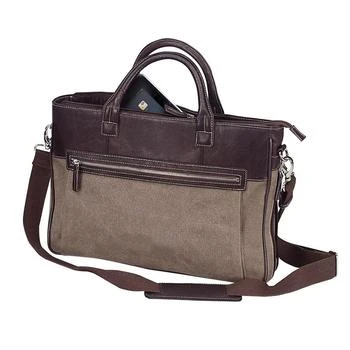 Preferred Nation P6522.Brn The Autumn Slim Expandable Briefcase