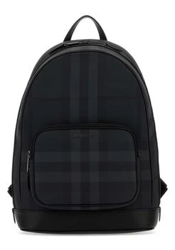 Burberry | Burberry Logo Printed Checked Backpack