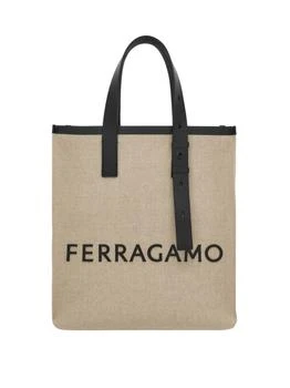 Salvatore Ferragamo | Salvatore Ferragamo - Men
s Tote Bag With Signature