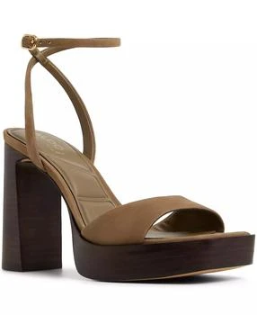 Women
s Lothon Two-Piece Platform Heeled Dress Sandals