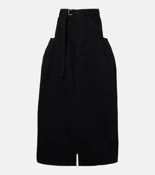 Sacai | Denim maxi skirt