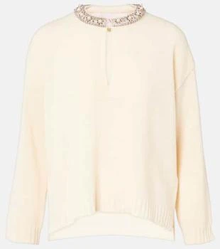 Valentino | Embellished virgin wool sweater
