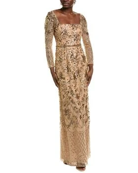 Sequin Lattice Gown