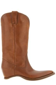 MAISON MARGIELA | Maison Margiela Heel Less Vintage-Effect Boots