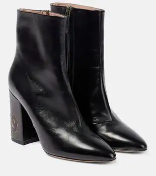 ETRO | Perforated leather ankle boots